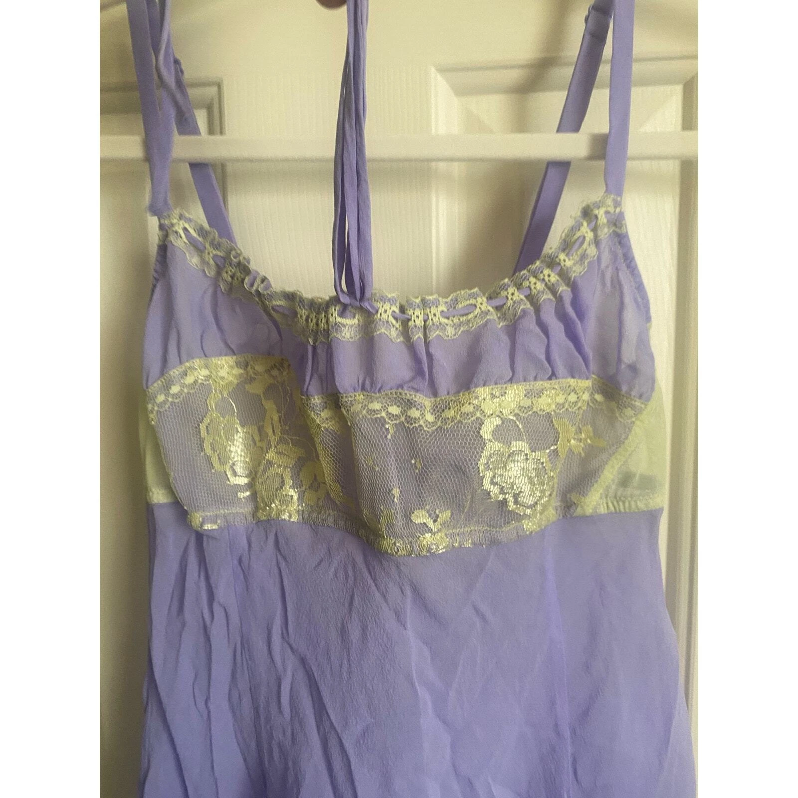 UNDERCOVER Abito slip Victoria’s Secret viola lavanda lilla s piccola damigella seta Parigi