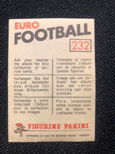FIGURINA EURO FOOTBALL 76 PANINI POLSKA SZARMACH n 232 NUOVA CON VELINA - Imagen 2 de 2