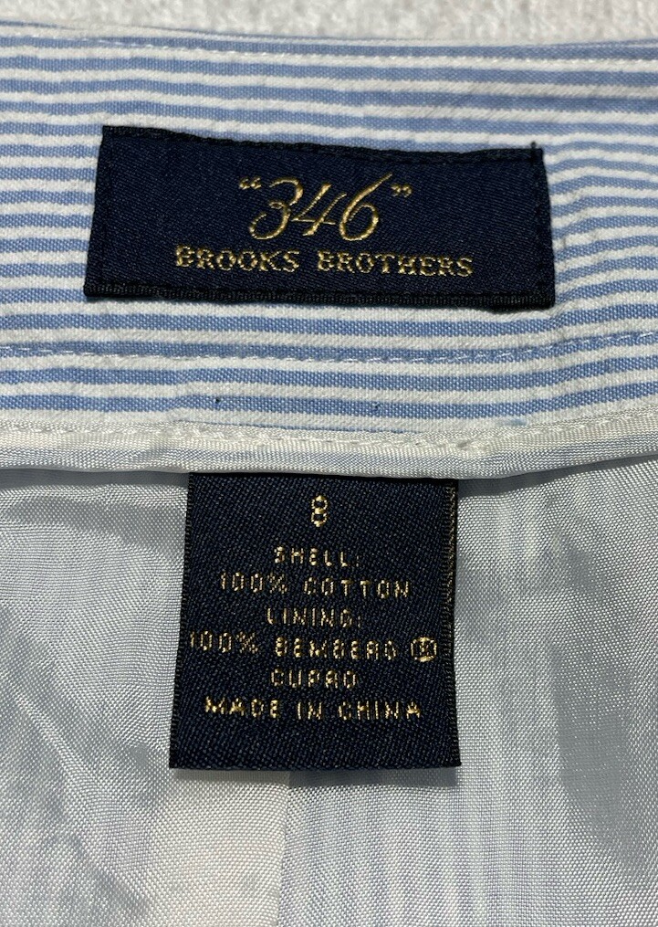 Brooks Brothers 346 Women’s Size 6 Pastel Madras Patchwork Cotton A