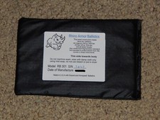 PAIR of BULLETPROOF INSERTS 5x8"  IIIa Vest Pocket or SIDE SAPI Pockets