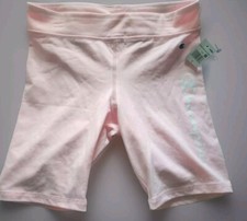 Champion Girls Signature Script Bike Pink Shorts Size Large NWT