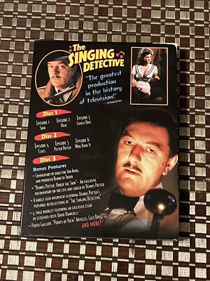 Singing Detective Complete Series DVD 2003 3-Disc Set Mystery