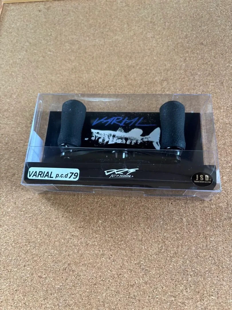 DRT VARIAL P.C.D 79 Reel Handle Black Japan New Baitcasting