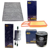 Filter Set SCT Kraftstoff- ÖL- Luft- Innenraum- FüR VW New Beetle 1.4 75 PS