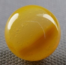 Vintage Marble: NM 19/32 Peltier Glass Opalescent Rainbo -One Killer Old Mib