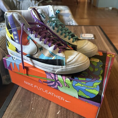 ruohan wang x nike mens blazer mid flyleather stores