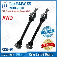OE Rear Pair CV Axle Shaft Assembly For 2010-18 BMW X5 2008-19 X6 AWD L6 V8