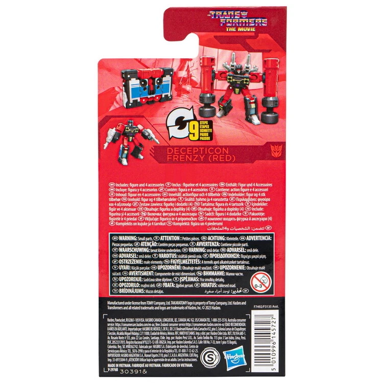 Hasbro Transformers Deception Frenzy Red Core Series 3.5" Action Figure Takara - Image 2 of 4