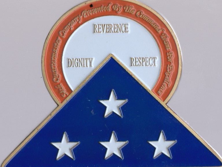 54th Quarter master Company # 40  Challenge Coin 2 