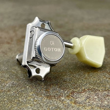 Gotoh SD90-MGT Nickel 3x3 Locking Tuners with Lock Knob for Guitar
