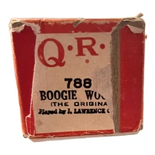 Vintage QRS Player Piano Word Roll “Boogie Woogie (The Original)” #7882