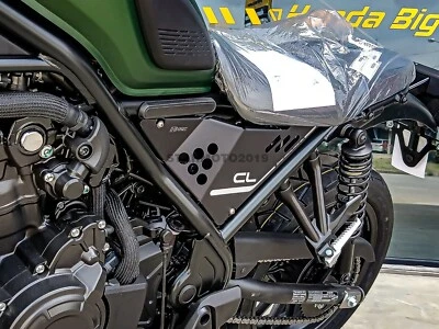 SIDE COVER FIT FOR HONDA CL500 CL300 ALUMINIUM BLACK L/R NEW 2023 - Image 1 of 4