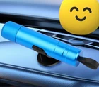 2-in-1 Car Window Glass Breaker Seat Belt Cutter Mini Safety Escape Hammer Blue