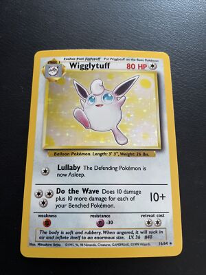 wigglytuff holographic pokemon card value Pokemon Card Wigglytuff Lv.36 No.040 Old Back Holo Rare M-NM Japanese