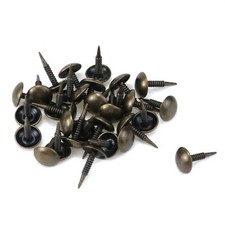 30 Pieces Upholstery Tacks 5/16" Head Dia Antique Brass Decorative Nails