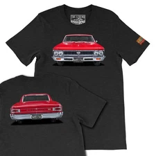 1966 Chevelle Super Sport The Legend Classic Car, Men's T-shirts Made in USA
