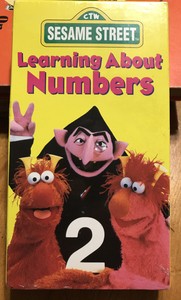 NEW Sesame Street Learning About Numbers 2 (VHS 1986 ...