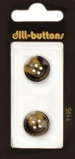 Dill Buttons ~ (1195) - 5/8" - 2 ct