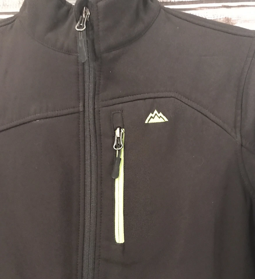 Snozu Performance 儿童黑色抓绒夹克拉链前口袋尺寸:S (8) 二手状况完好 — 第 2/4 张图片