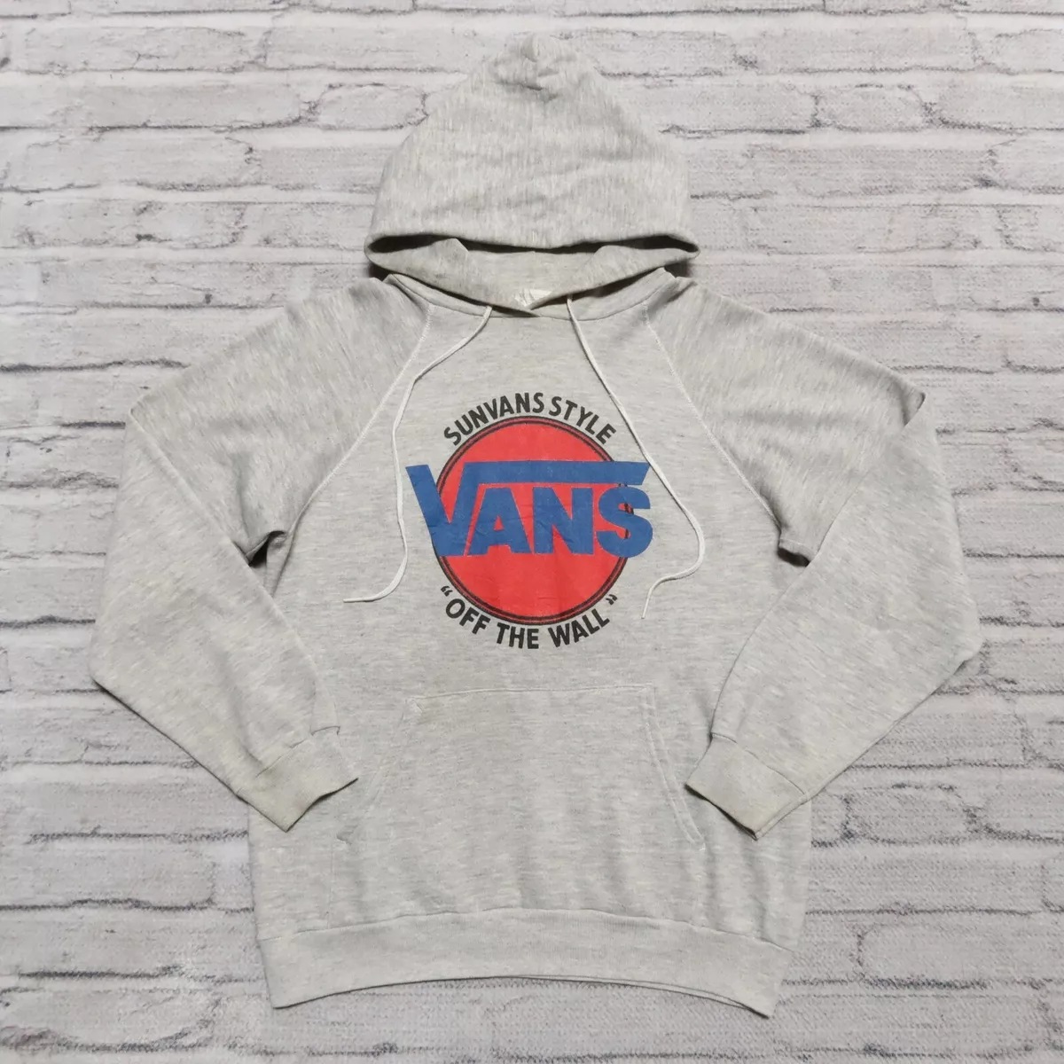 Vintage Vans Sunvans Style Logo Sweatshirt Off The Wall Made in USA  Skateboard