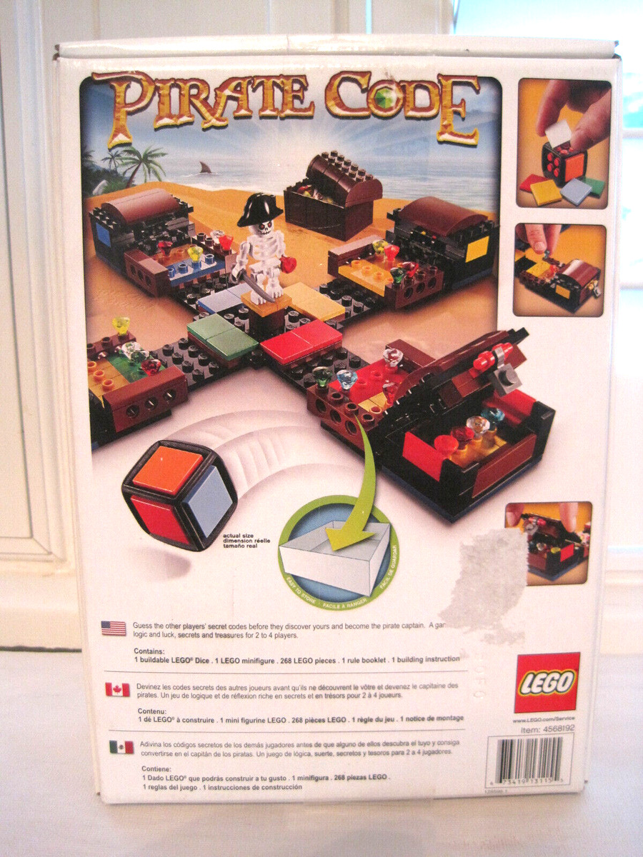 Lego Pirate Code Buildable Board Game 3840 Complete Instructions