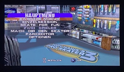 Tony Hawk s Pro Skater 3 für PSX (''PS1'')  