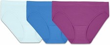 Fruit of the Loom Women's Bikini Underwear Size 5 Breathable Panties