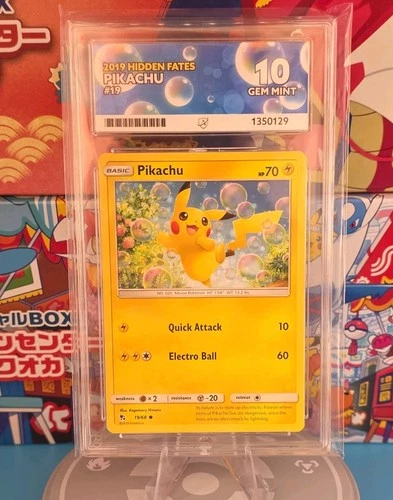 Pikachu | 19/68 Hidden Fates | ACE 10