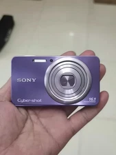 SONY Cyber Shot DSC-W570 Purple Digital Camera 16.1MP 5x zoom w/Battery English