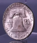 1953 USA Franklin Half Dollar Silver Coin 0.900 Scrap Bullion