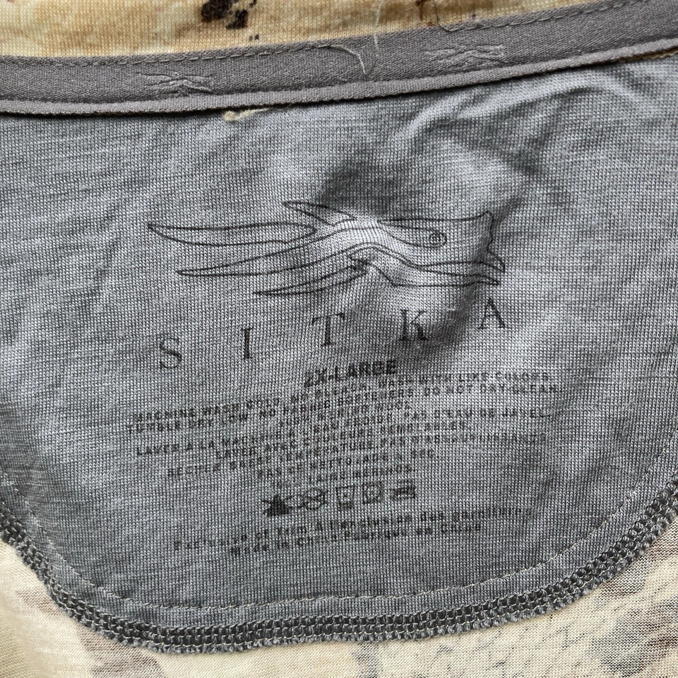 Sitka Merino Wool Core Lightweight Zip T Base Layer Men's 2XL Waterfowl Marsh - Image 3 of 4