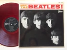 "MEET THE BEATLES" JAPAN ORIGINAL 1st ODEON LP OP-7041 RED WAX LONG PLAYING LOGO