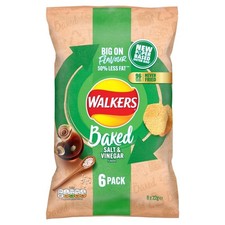 Oven Baked Salt and Vinegar Crisps 6 x 22 g