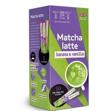 True English Tea MATCHA LATTE BANANA & VANILLA 10x10g in sticks
