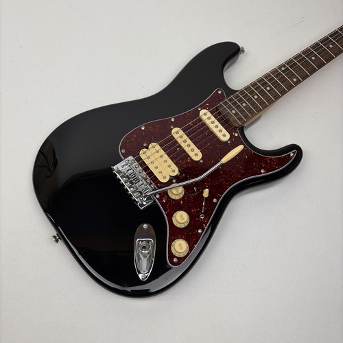 2007 Squier Affinity HSS Stratocaster  Electric Guitar ~ Black with Tortoise~