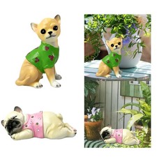 Statue de chien, décoration de bureau, jolie collection, miniatures