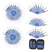  86Pcs Terminal Removal Tool Kit - Electrical Wire Connector Pin Removal Blue