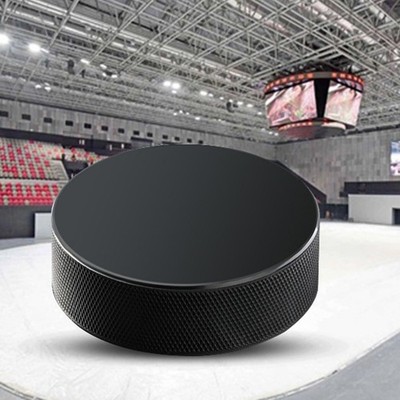 2er Set Gummi Eishockey Pucks ideal zum Üben auf verschiedenen Oberflächen