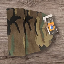 Army Camo Print Knit Hat Beanie Winter Cap One Size Warm & Super Soft