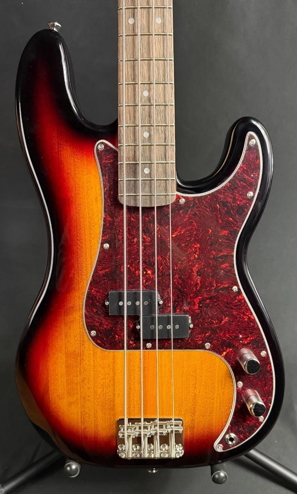 Squier Classic Vibe 60's Precision Bass 4-String P-Bass Guitar 3-Tone Sunburst - Image 2 of 4