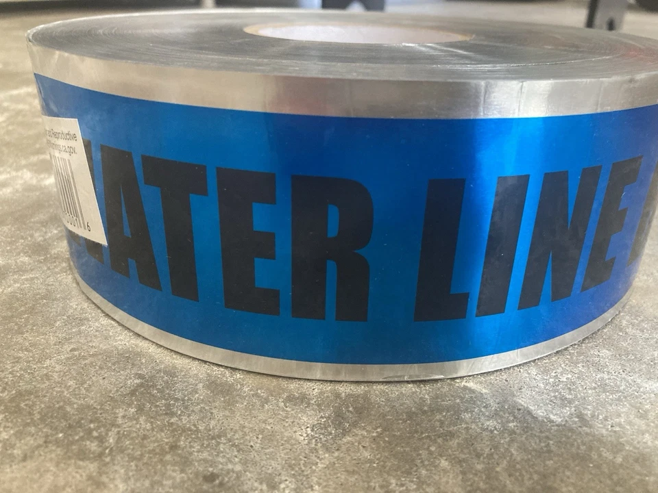 Caution Water Line Buried Below 2” And 3” X 1000’ Detectable Tape - Image 4 of 4