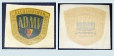 Seltener ADMV-Aufkleber DDR,  Oldtimer Trabant Wartburg Schiebebild Abziehbild -
