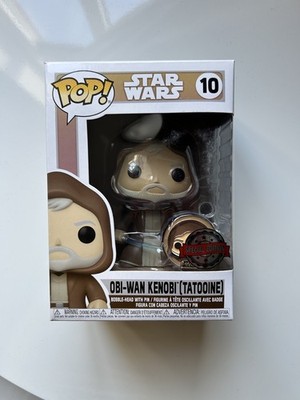 STAR WARS Funko POP! Obi-Wan Kenobi (Tatooine) #10 Special Edition with Pin