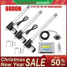 LCD Solar Tracking Tracker Single Axis -6000N DC 12V Linear Actuator &Controller