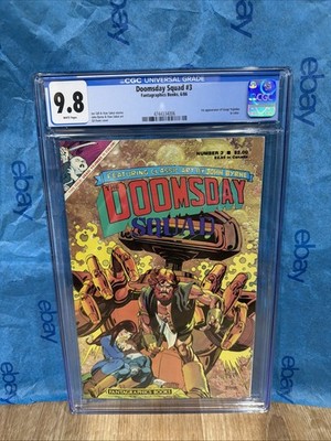 DOOMSDAY SQUAD #3 CGC 9.8 WHITE PAGES // 1ST COLOR APPEARANCE USAGI YOJIMBO 1986