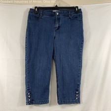 Gently Loved Chico's Medium Wash Women's Capri Jeans, Sz. 1
