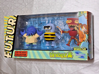 Futurama / Tineez / Series 1.2 / Three-Piece PVC Set / Toynami / 2012 / New