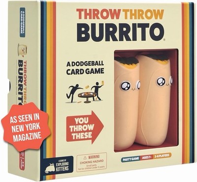 Throw Throw Burrito Party Game - By Exploding Kittens - New