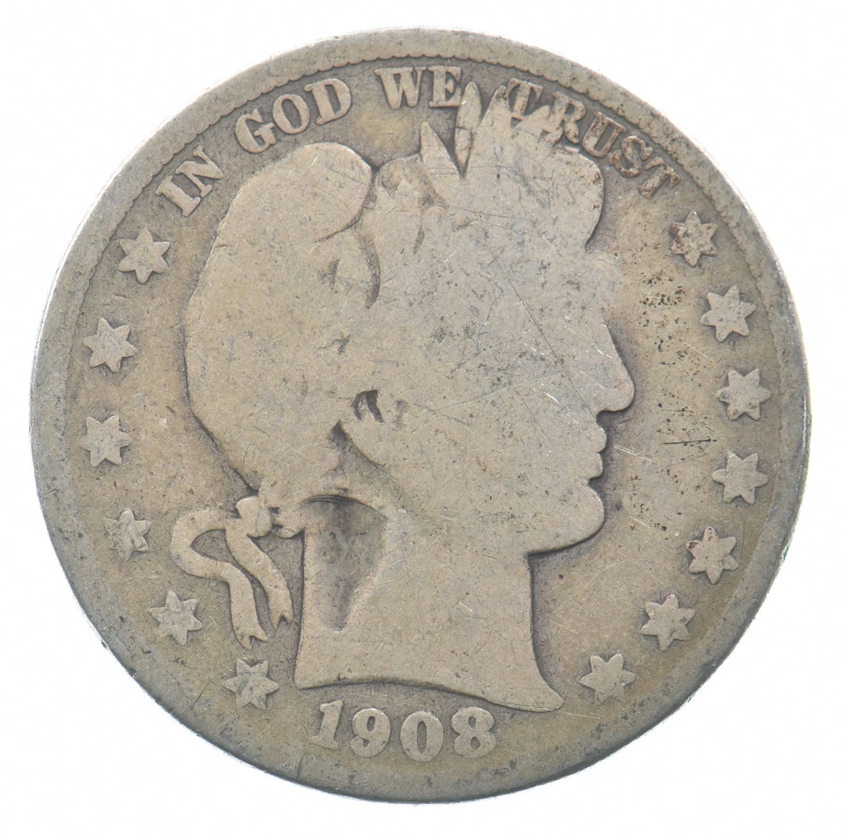 1908 Year Barber Half Dollars (1892-1915) for sale | eBay