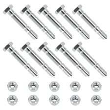 51001500 Shear Bolt Kit Compatible with Ariens Snowblower - 10 Set of Shear P...